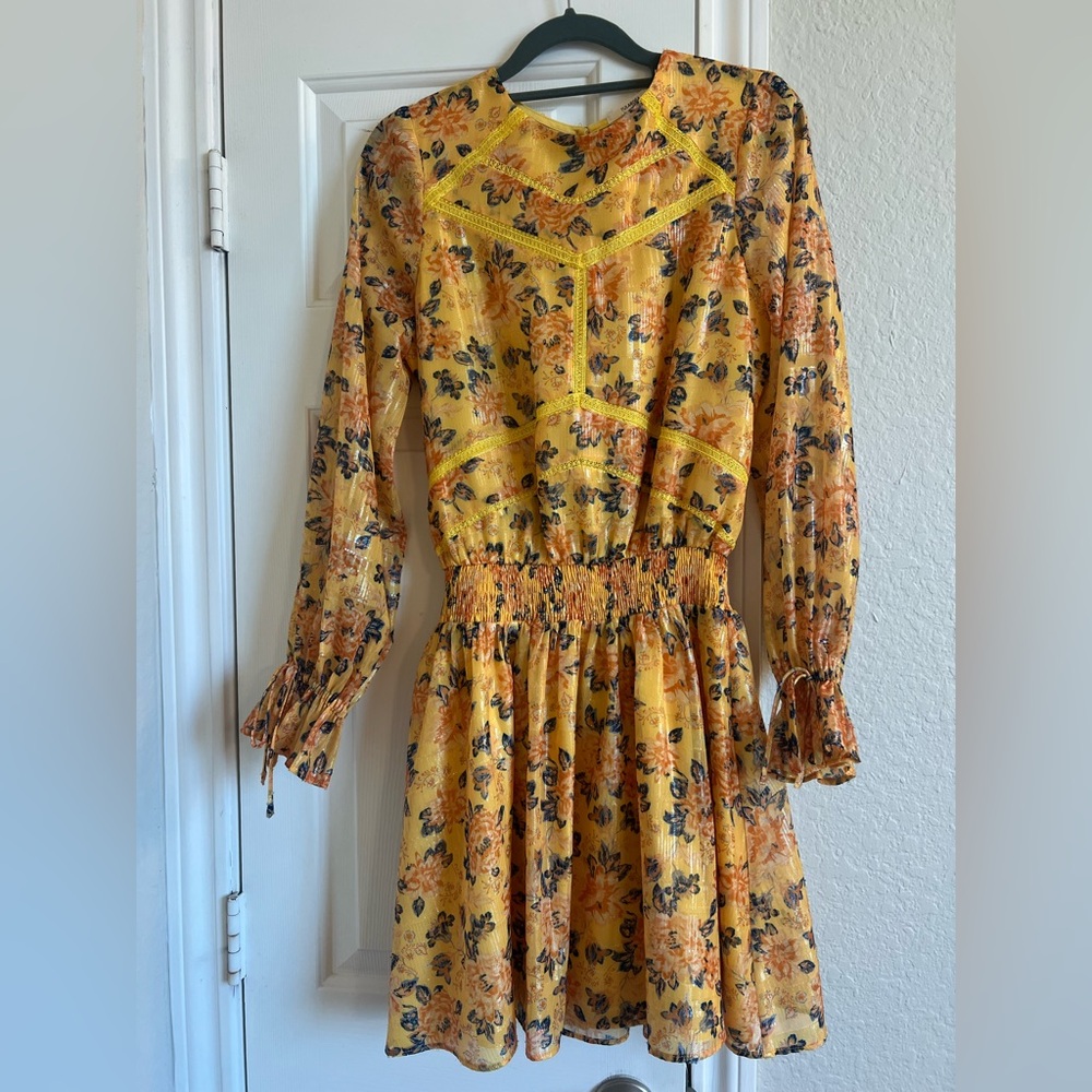 Tularosa Camden Dress in Golden Rose Floral NWT Sz small